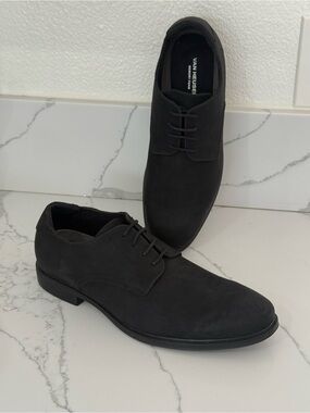 Van Heusen Rockwell Black Derby Oxford Dress Shoes Men’s 10M
